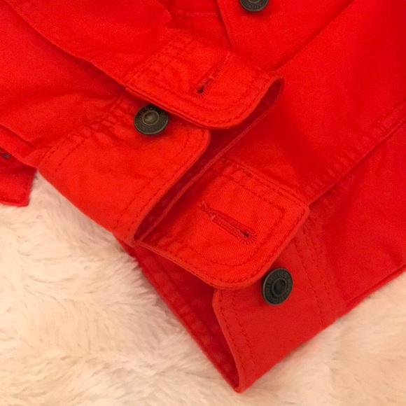 Like New Old Navy Tangerine 🍊 Utility Jacket S/XS - Picture 4 of 8